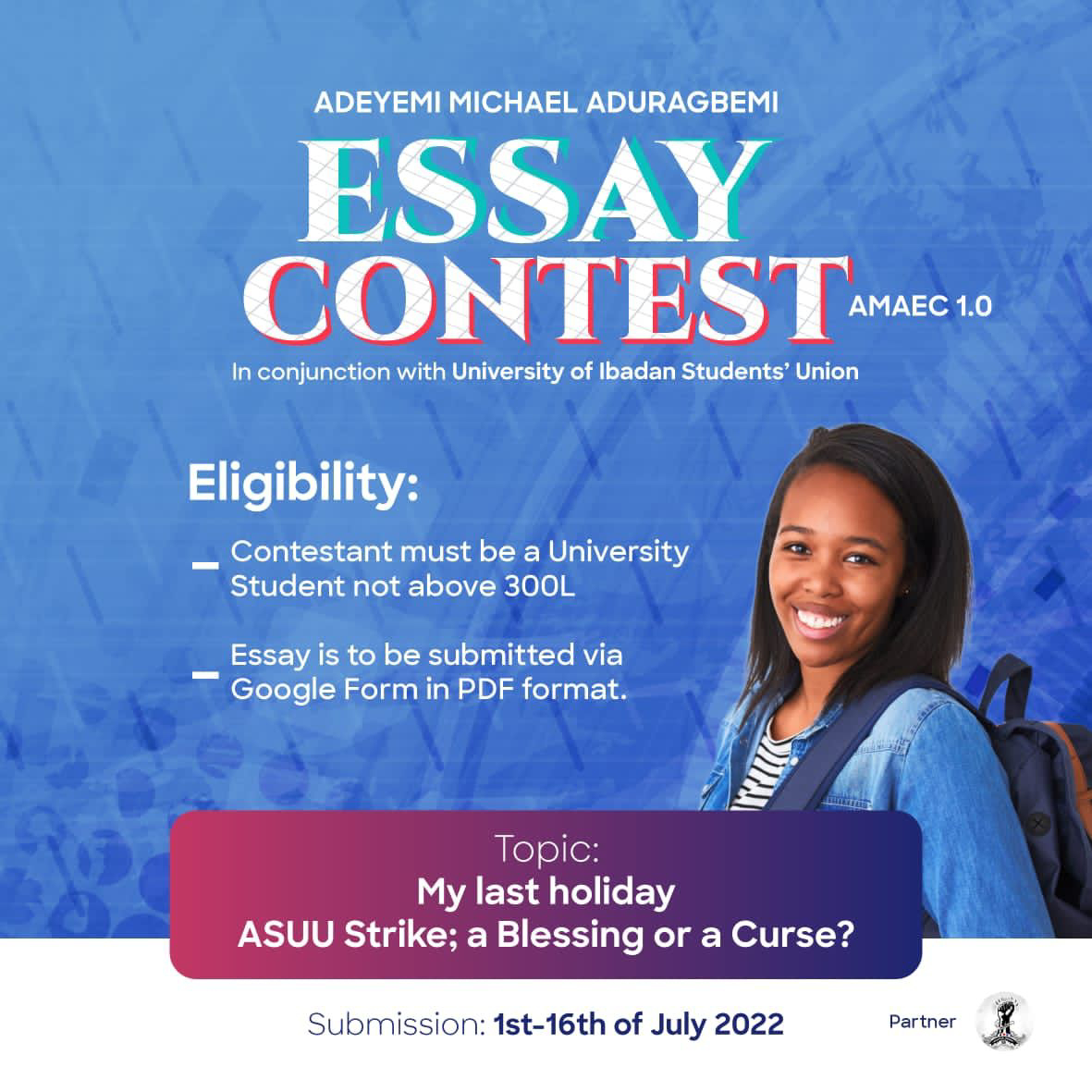 Adeyemi Michael Aduragbemi Essay Contest (AMAEC)