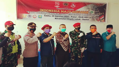 Gelar Baksos di Bayah, PWI Lebak Berikan Santunan Disabilitas dan Dhu'afa