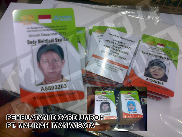 CETAK KARTU ID CARD UMROH