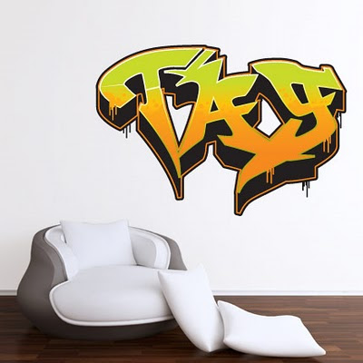 SampleFurniture Unique Graffiti Alphabet