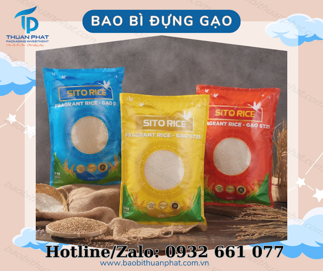 Bao Bì Đựng Gạo In Ấn Giá Rẻ