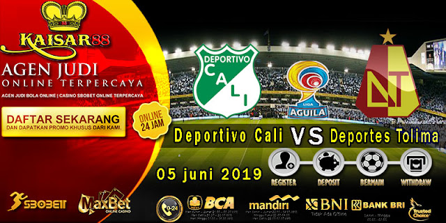 Prediksi Bola Terpercaya Liga Colombia Deportivo Cali Vs Deportes Tolima 05 Juni 2019