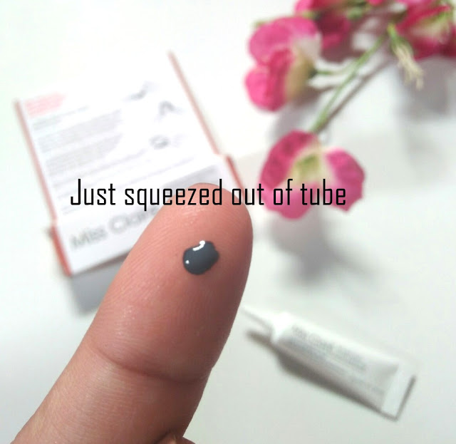 Miss Claire Eyelash Adhesive Dark Tone- Review, Swatches