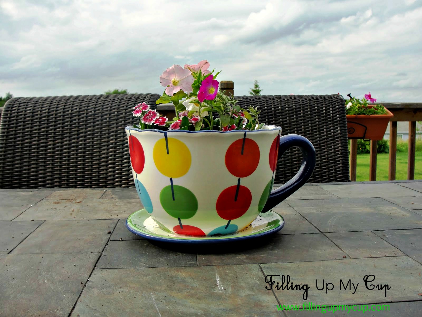 flower pot ideas pinterest Coffee Cup Flower Pot | 1600 x 1200