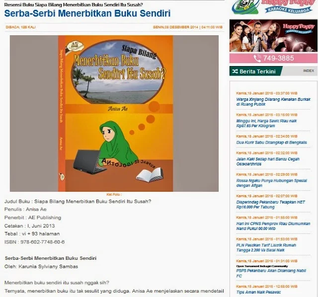 Resensi Buku Siapa Bilang Menerbitkan Buku Sendiri itu Susah?