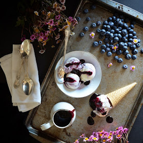 Blueberry Swirl Ice Cream recipe