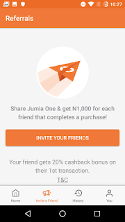 Jumia referral bonus