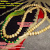 Tasbih KAYU KEMUNING model Kuncir hijau Ukuran 99+7 mm