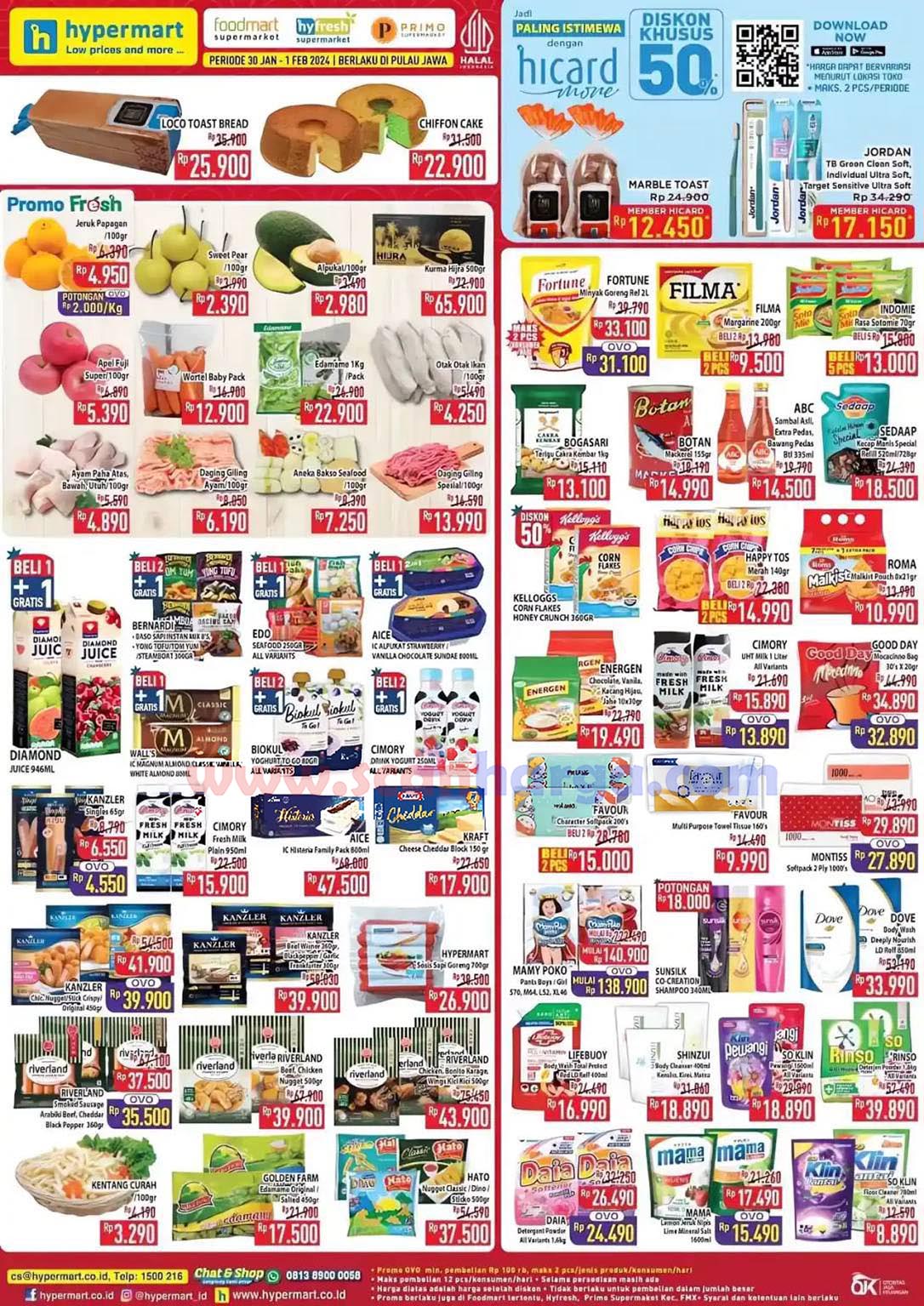 Promo Hypermart Weekday Terbaru 30 Januari - 1 Februari 2024