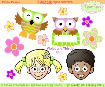 The Best Of Teacher Entrepreneurs Iii Free Misc Lesson Free Clipart Kids Spring Flowers And Owls Clip Art