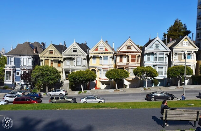 colorful victorian houses