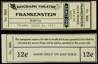 Movie Schedule on Prop Movie Ticket  Used In Movie Hancock