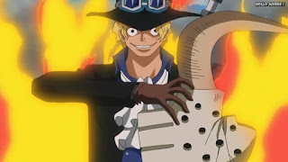 ワンピースアニメ ドレスローザ編 687話 サボ かっこいい SABO | ONE PIECE Episode 687