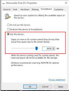 Increase RAM Using USB/Pendrive In Windows 7, 8 & 10