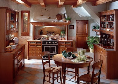 Classic Wooden Furniture in Kitchen Design #2