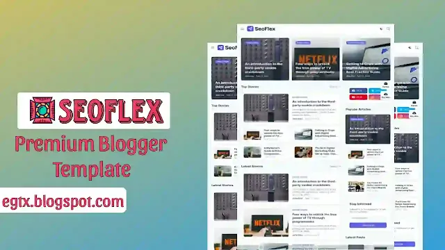 seoflex premium blogger template
