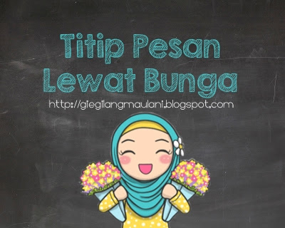 titip pesan lewat bunga