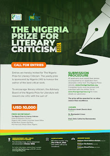The Nigeria Prize For Literary Criticism 2023