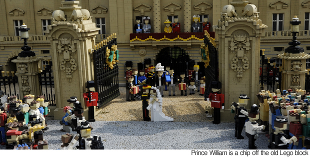 The Royal Wedding Recreated With Lego Blocks