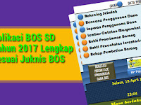 Aplikasi BOS SD Tahun 2017 Lengkap Sesuai Juknis BOS