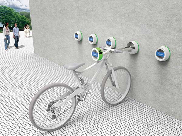 Racks vélo en  fixation murale  