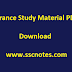 Insurance Study Material PDF: Prepare for Competitive Exams with Free Resources