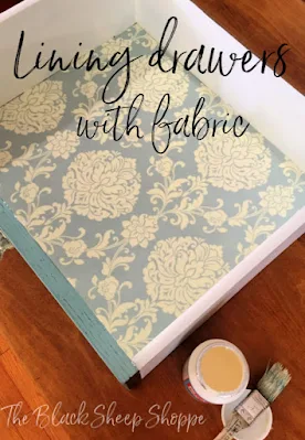 These simple tricks will give you great results when lining drawers with fabric.