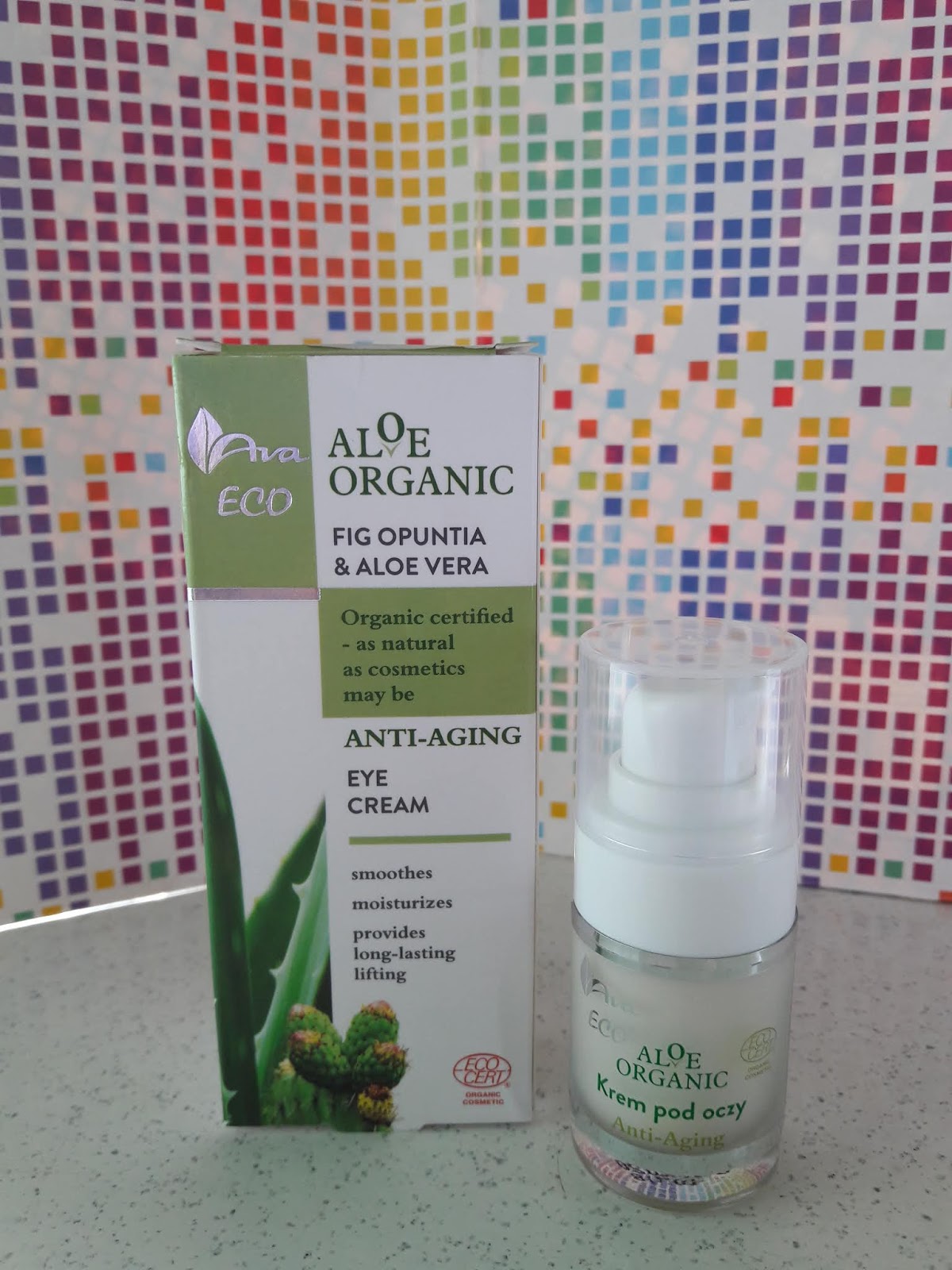 Ava eco aloe organic anti aging krem pod oczy