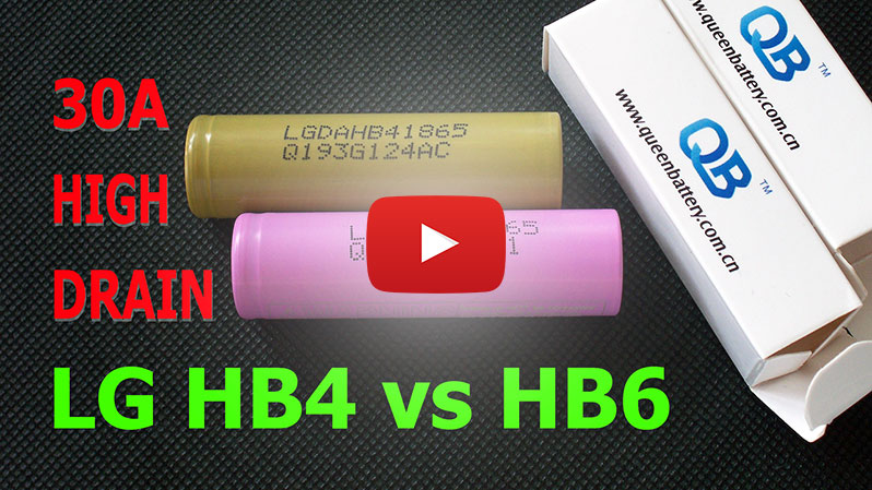 Li-ion 18650 LG HB4 LG HB6 capacity test