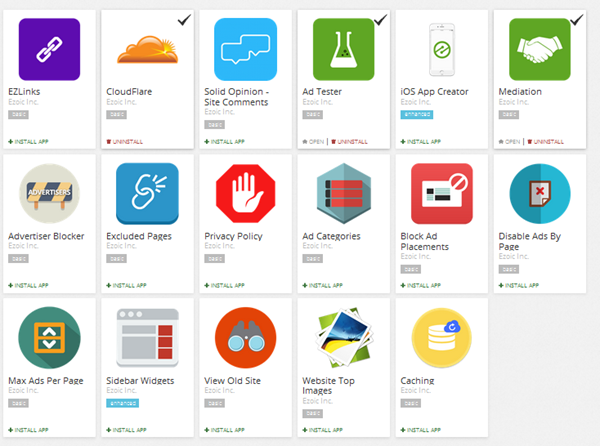 Ezoic App Store