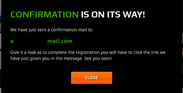 confirmation email faceit.com