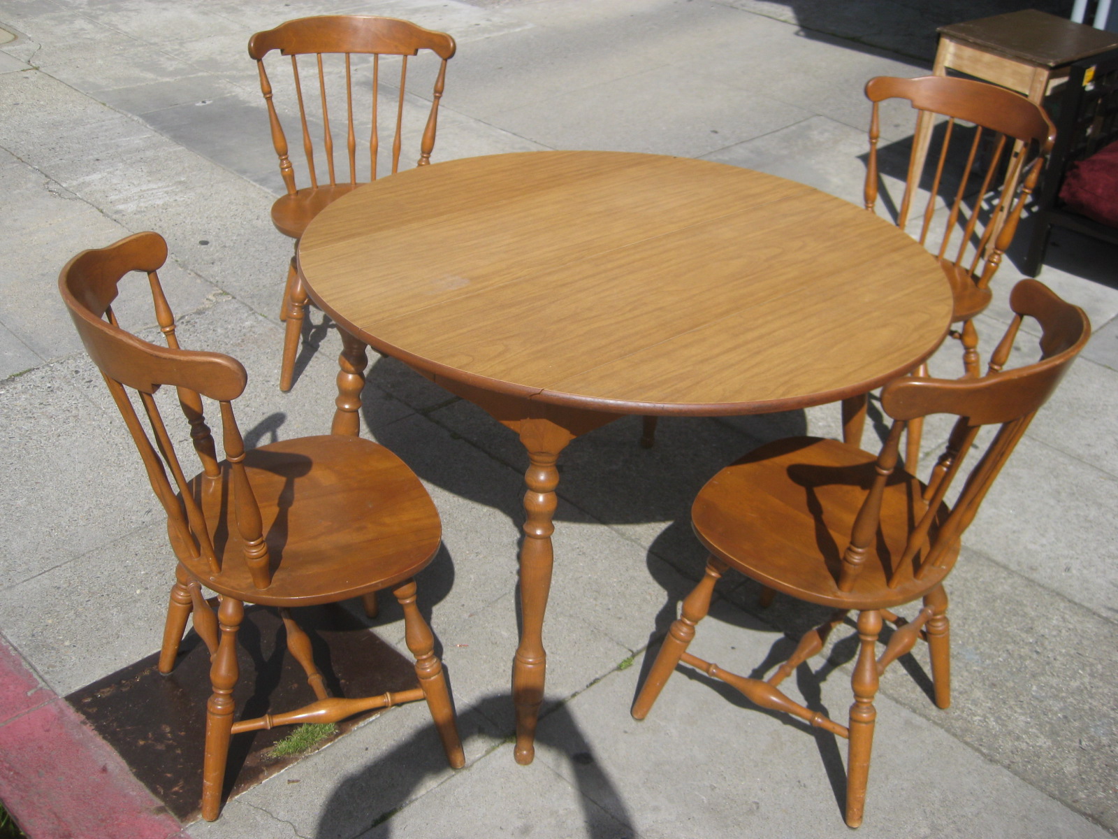 UHURU FURNITURE  COLLECTIBLES SOLD Kitchen Table  2 