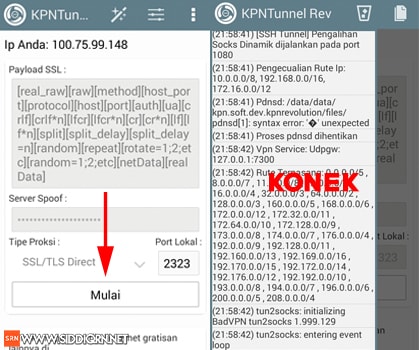 Hasil gambar untuk KPN TUNNEL REV XL DENGAN CONFIG