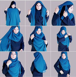 Tutorial Dan Tips Trend Jilbab Syari'i Simple 2017