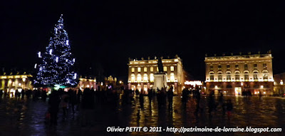 NANCY (54) - Place Stanislas : photos nocturnes de fin d'année 2011