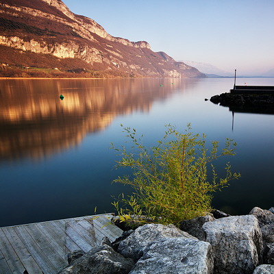 Image of Bourget lake near Chindrieux in Savoie