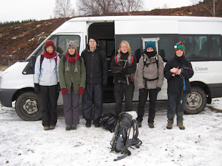 Starting the trip at the car park