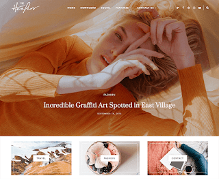 Heather Personal Blogger Theme