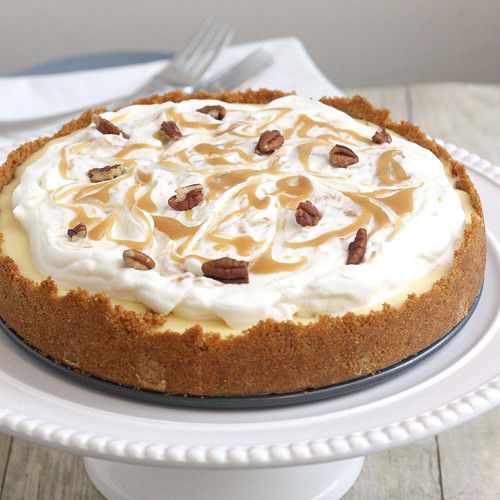 Caramel Apple Cheesecake Pie Recipe