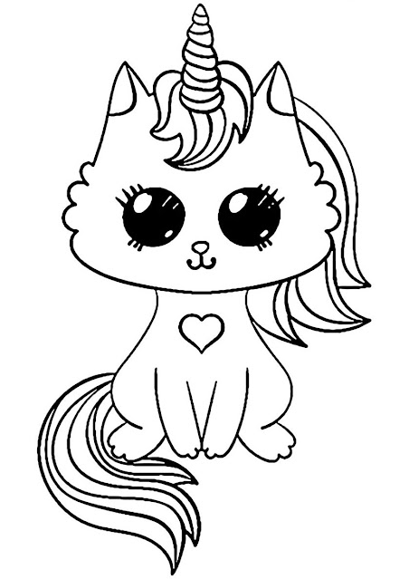 15 free printable coloring cat picture for kids