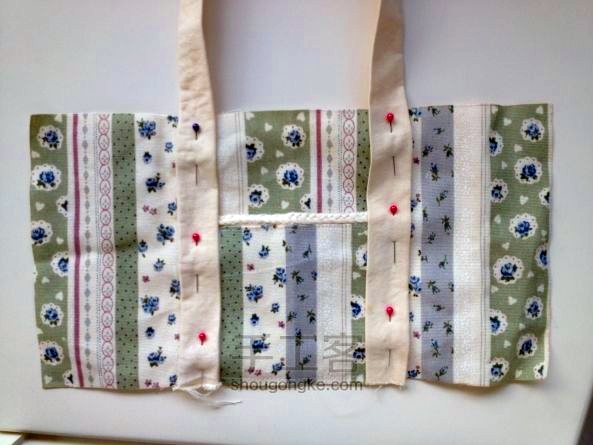 Simple Bag Fabric "Zakka". Простая сумка из ткани