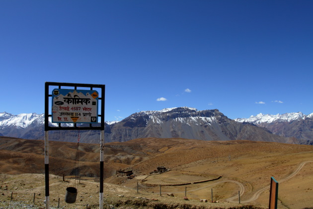 Komic - one of the highest villages of the world at 4587 meters