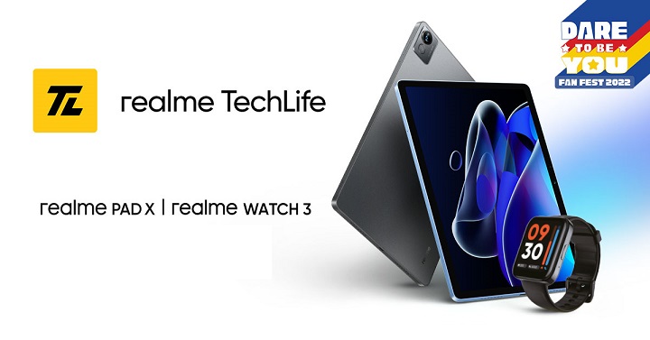realme Pad X and Watch 3 Launched