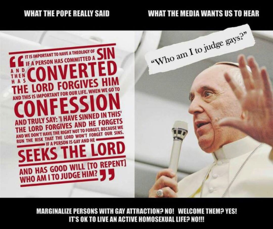 What Pope Really Said