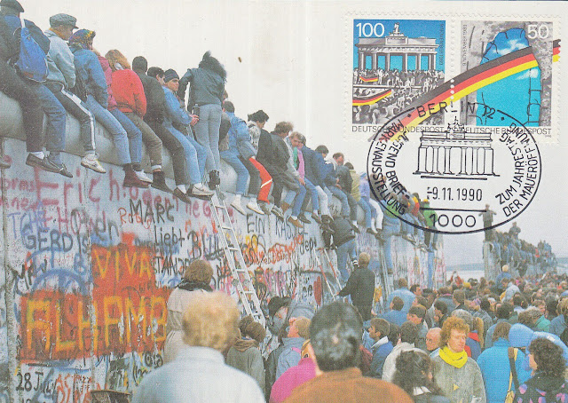 Maxi Card Germany 1990 - Fall of Berlin Wall