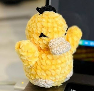 PATRON GRATIS PSYDUCK | POKEMON AMIGURUMI 68417