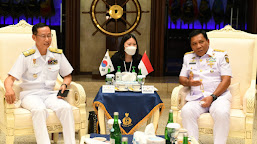 Jalin Kerja Sama Bidang Kapal Selam, Wakasal Terima Kunjungan Chief of Naval Policy Republic of Korea Navy