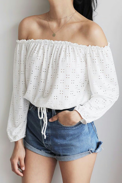 Off-shoulder-top 