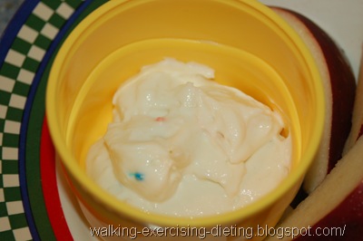 cake batter dip - low points plus dessert dip