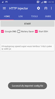 tutorial http injector, cara menggunakan http injector